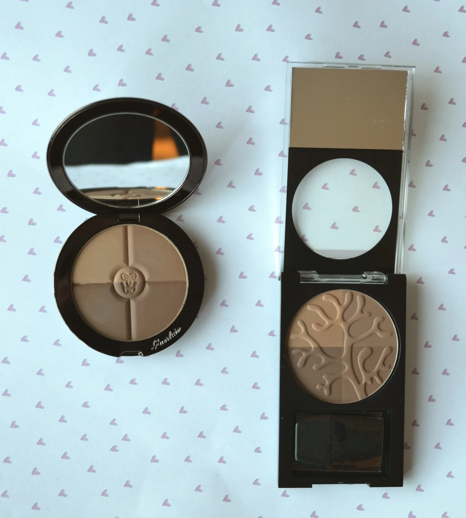 revlon & guerlain bronzer comparison