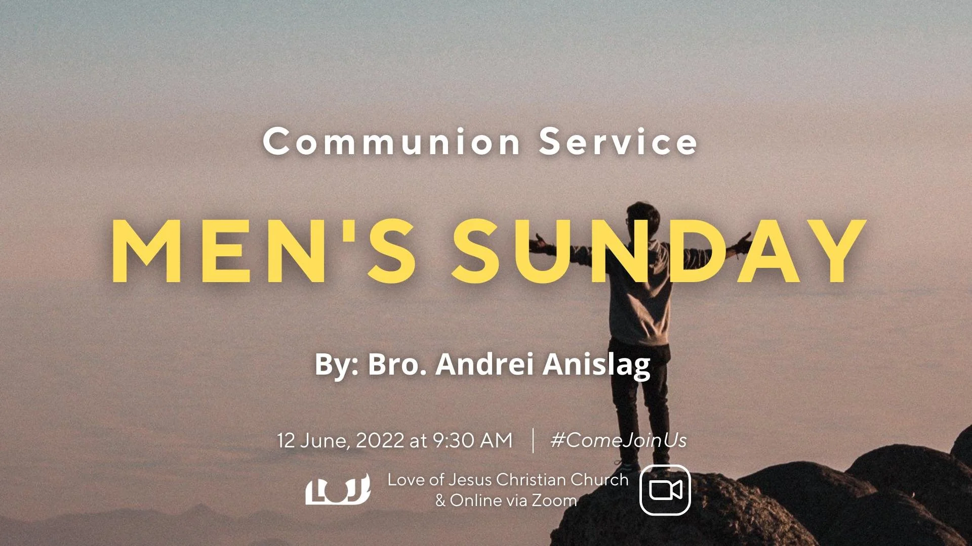 Men's Sunday: 'Focusing On Foundations' - Bro. Andrei Anislag