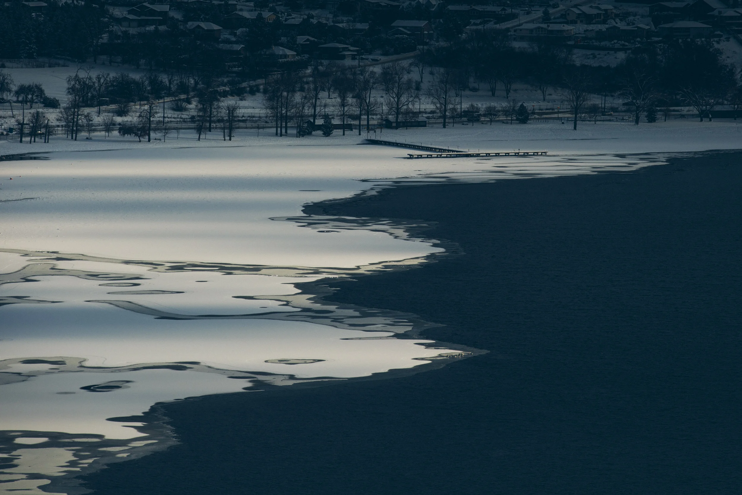 Kalamalka Dock frozen in time - Vernon BC