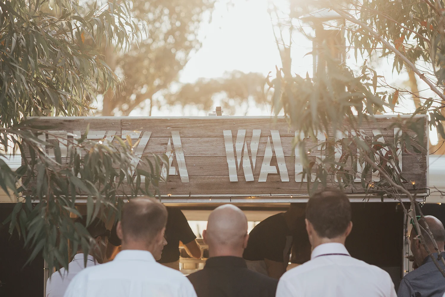 We just want to express how thankful we are with how awesome and flexible you were on Sunday for our wedding! The weather was absolutely horrid and really threw out our perfect plan for the pizza wagon to be incorporated into the event. Never the less you killed it, it was amazing and we can not thank you all enough! Hannah Jones