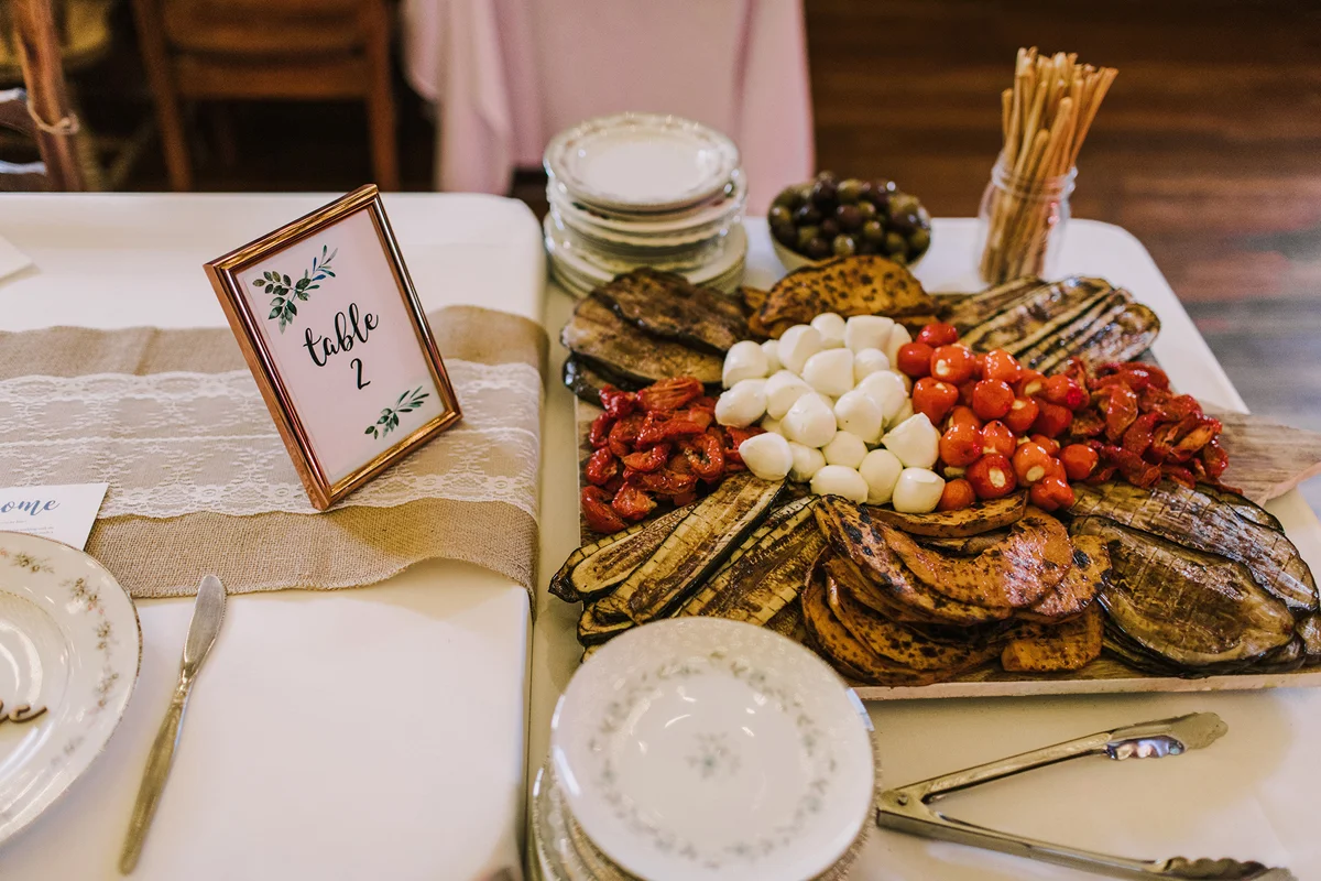 Vegetarian antipasto board