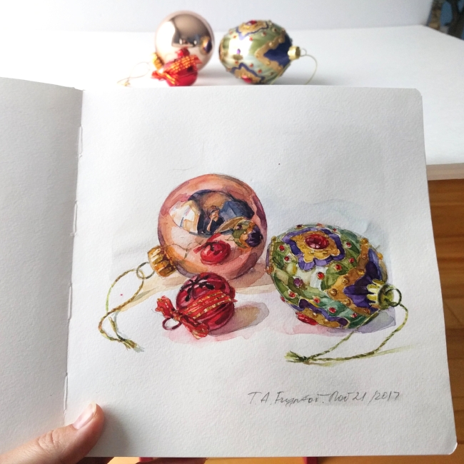 Watercolor sketchbook kit