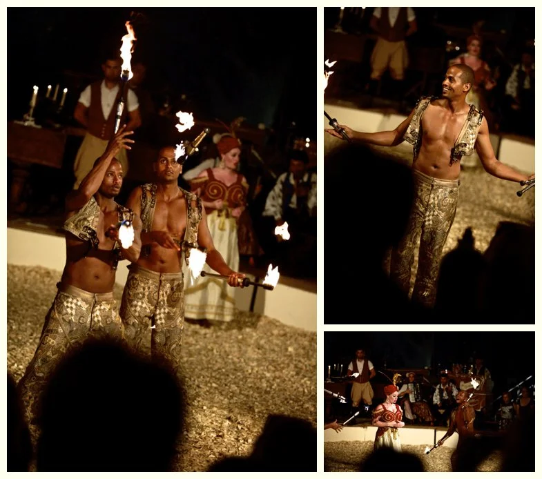 Bibi and Bichou juggling at Giffords Circus