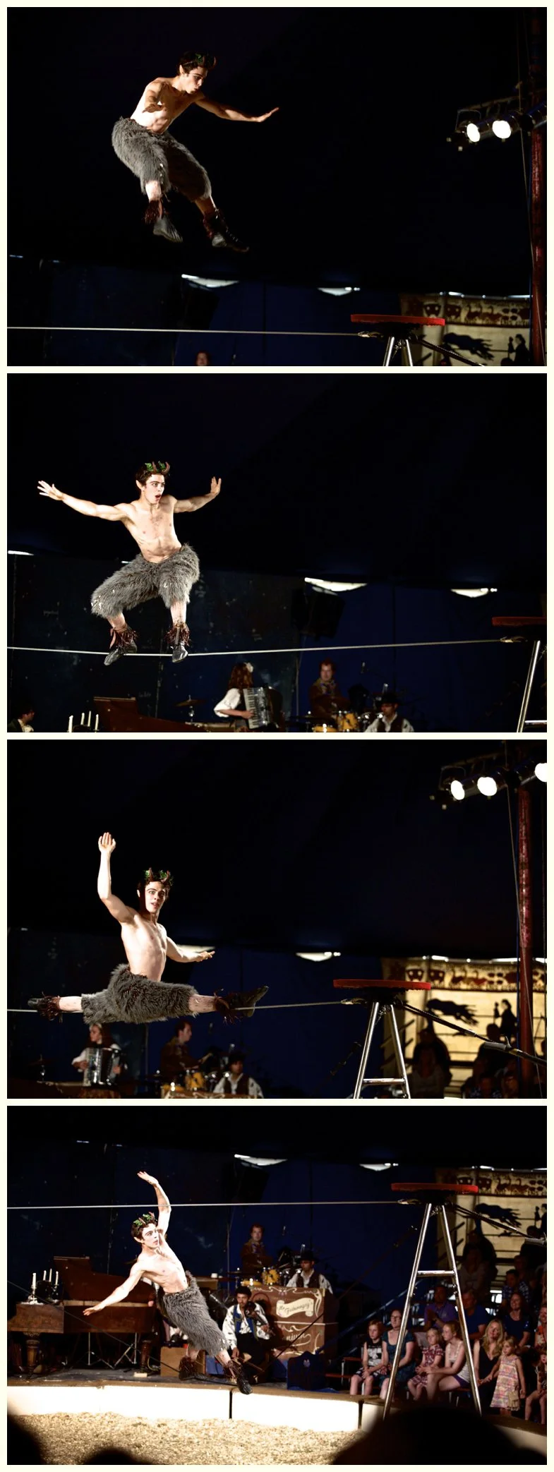 wire walker at Giffords Circus