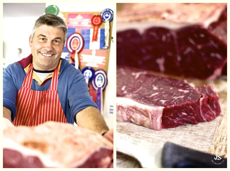 The Royal Exchange Hartbury - beef and Roger Warner at Tirley