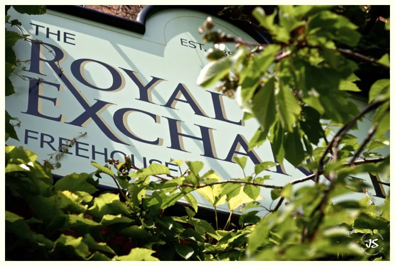 The Royal Exchange Hartbury sign