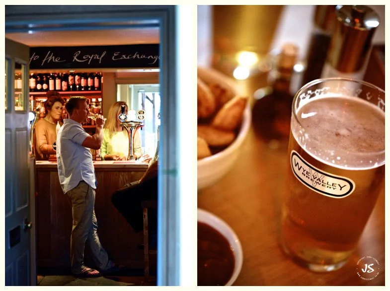 The Royal Exchange Hartbury bar, beer and chips