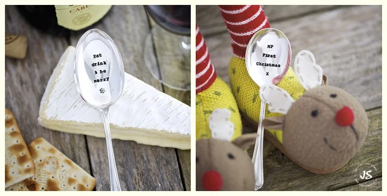 La de da hand-stamped vintage cutlery