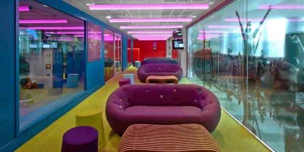 Capsule Sofa - BBC Radio 1, London - HOK