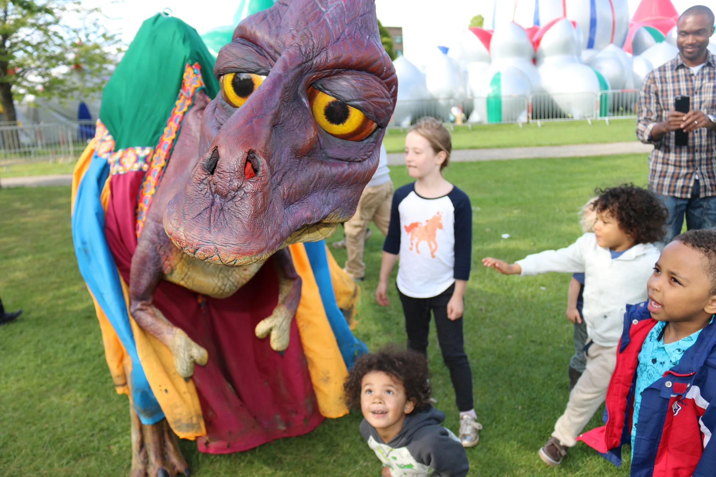 Dinosaur Walkabout Theatre Performance