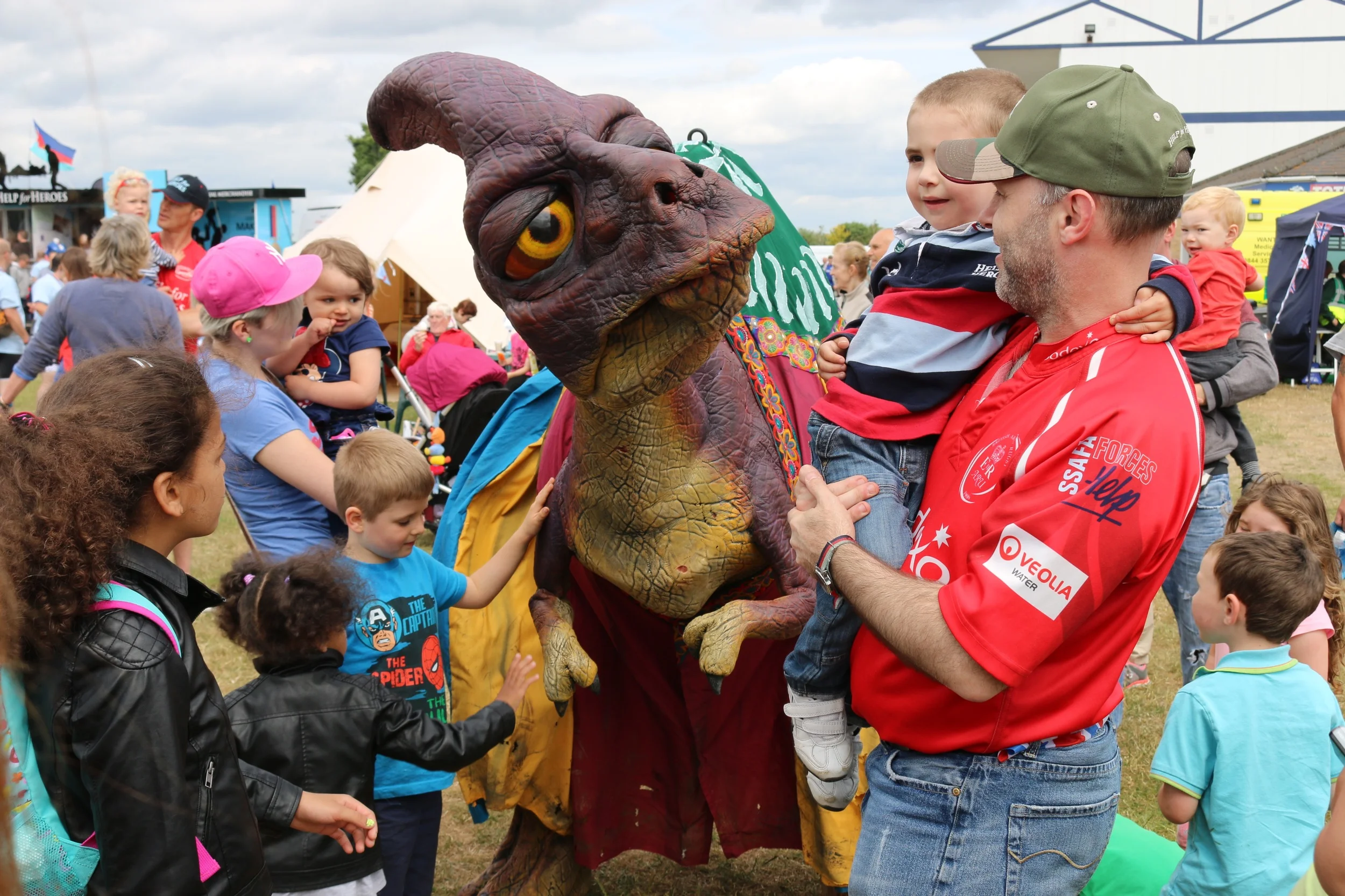 Street Performance Dinosaur Event