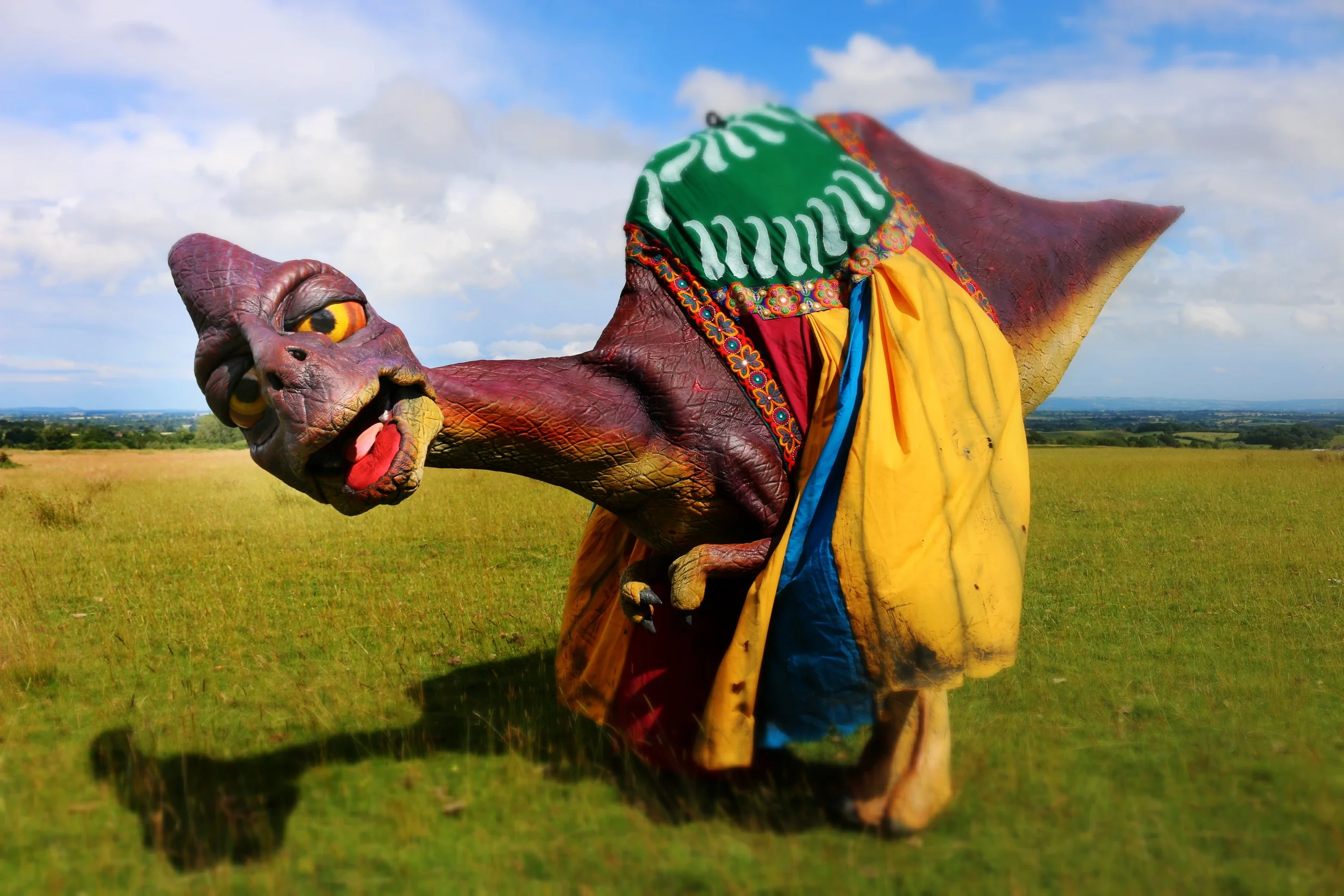 Dinosaur Animatronic Creature Puppet Costume Performance