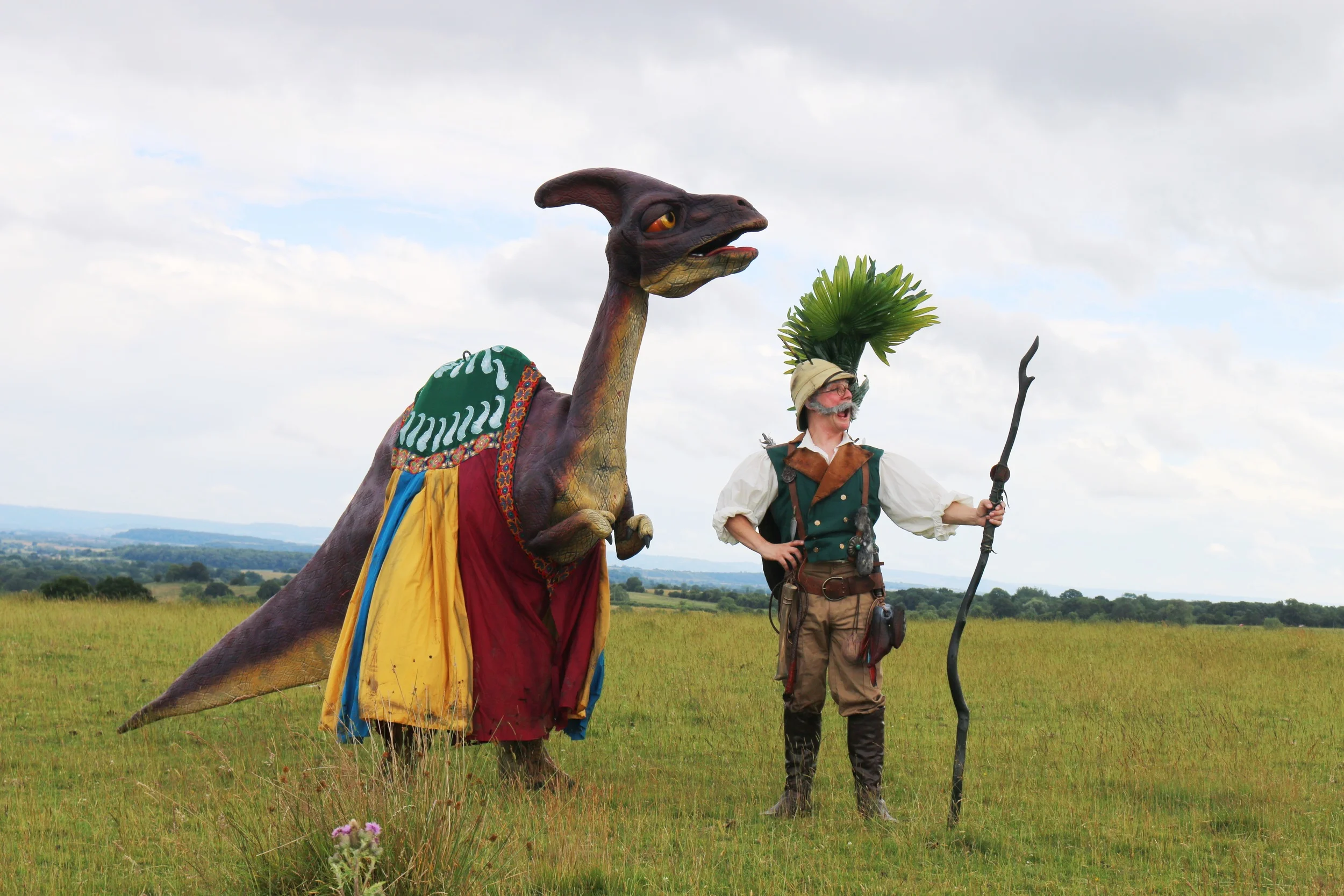 Dinosaur Adventurer Explorer Street Theatre Walkabout