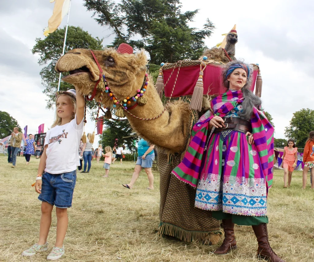 Animatronic Camel Meerkat Prince Amir Puppet Street Theatre