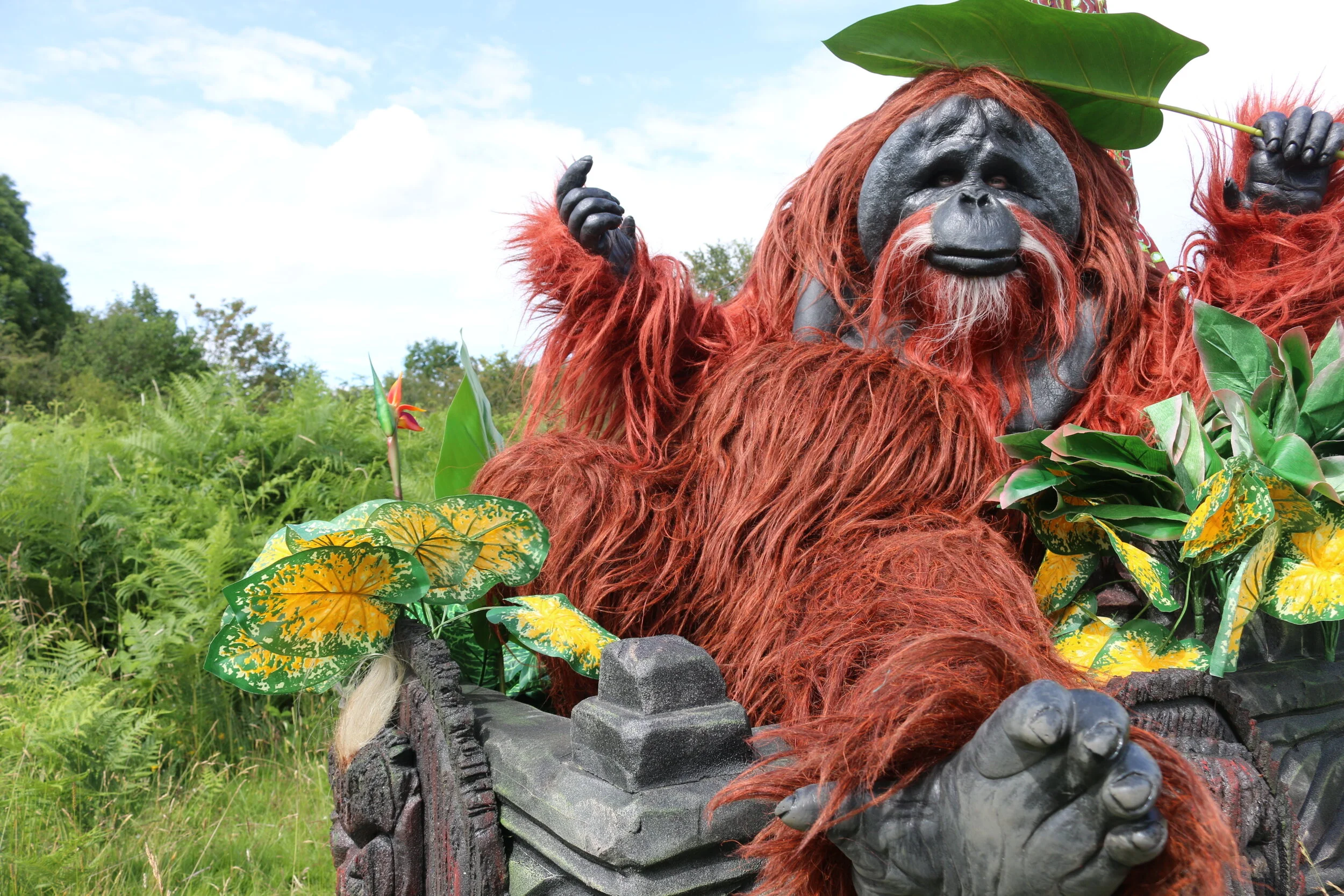Realistic Orangutan Creature Suit Entertainment