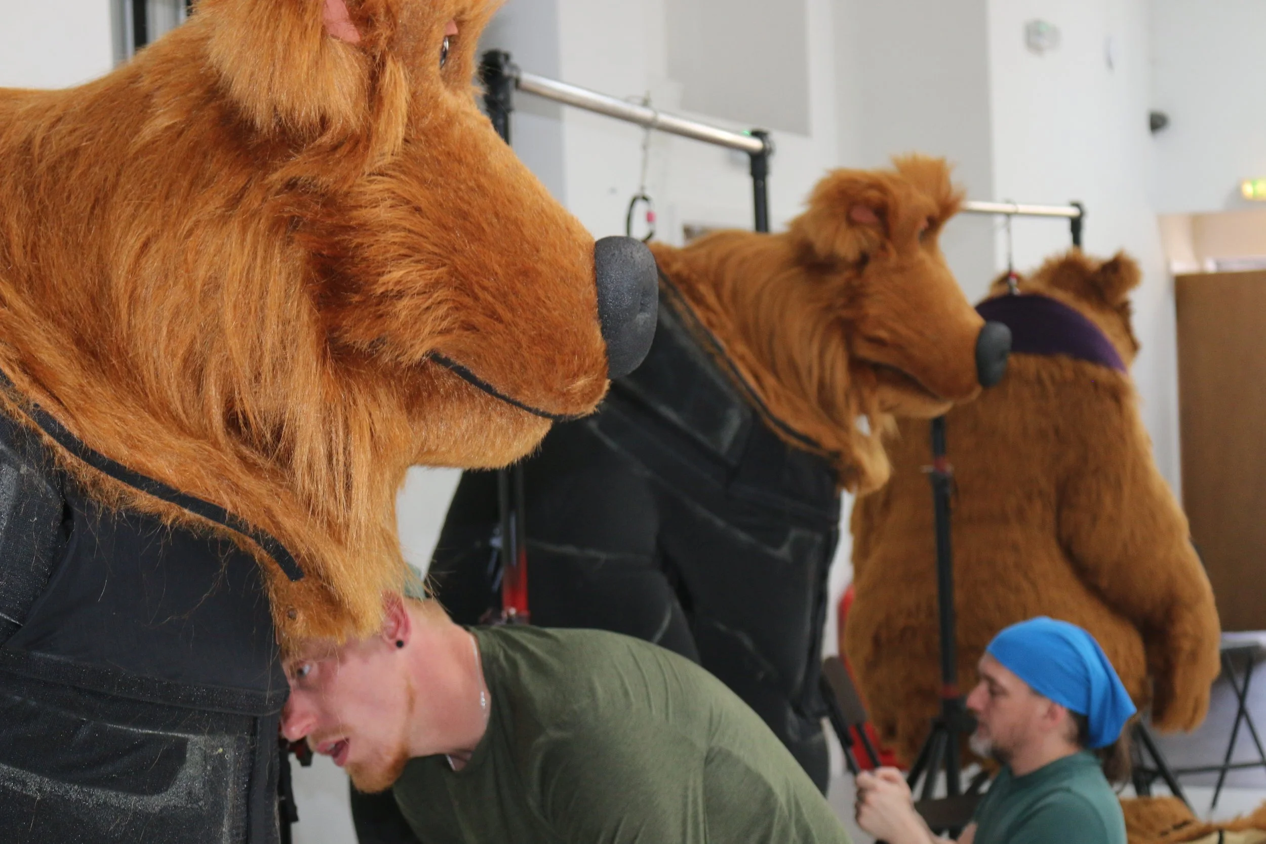 Bespoke Bear Puppet Suit Costume Character Designer Maker