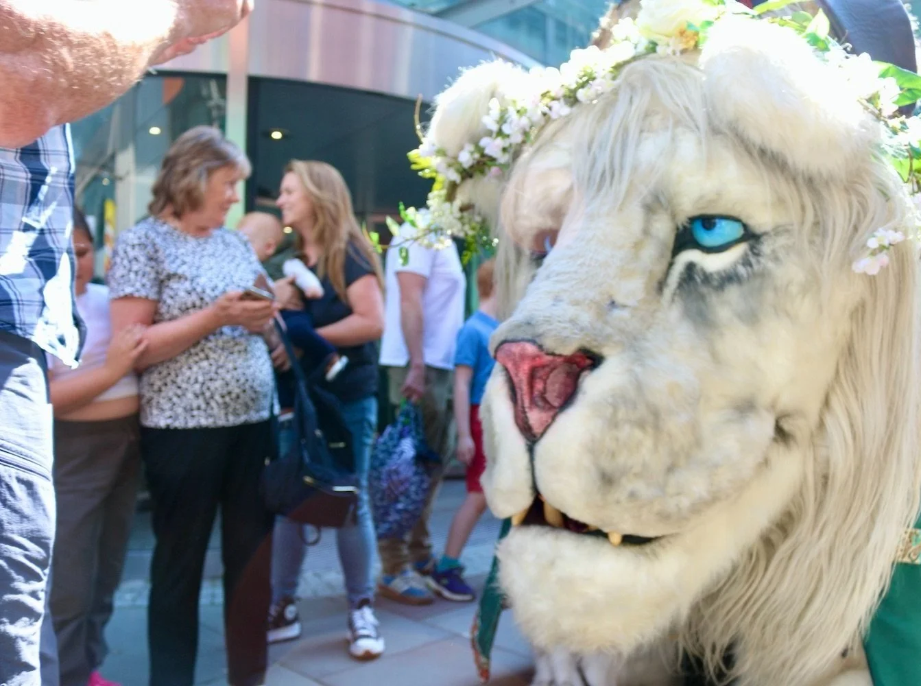 Giant Lion Puppet Outdoor Arts Performance