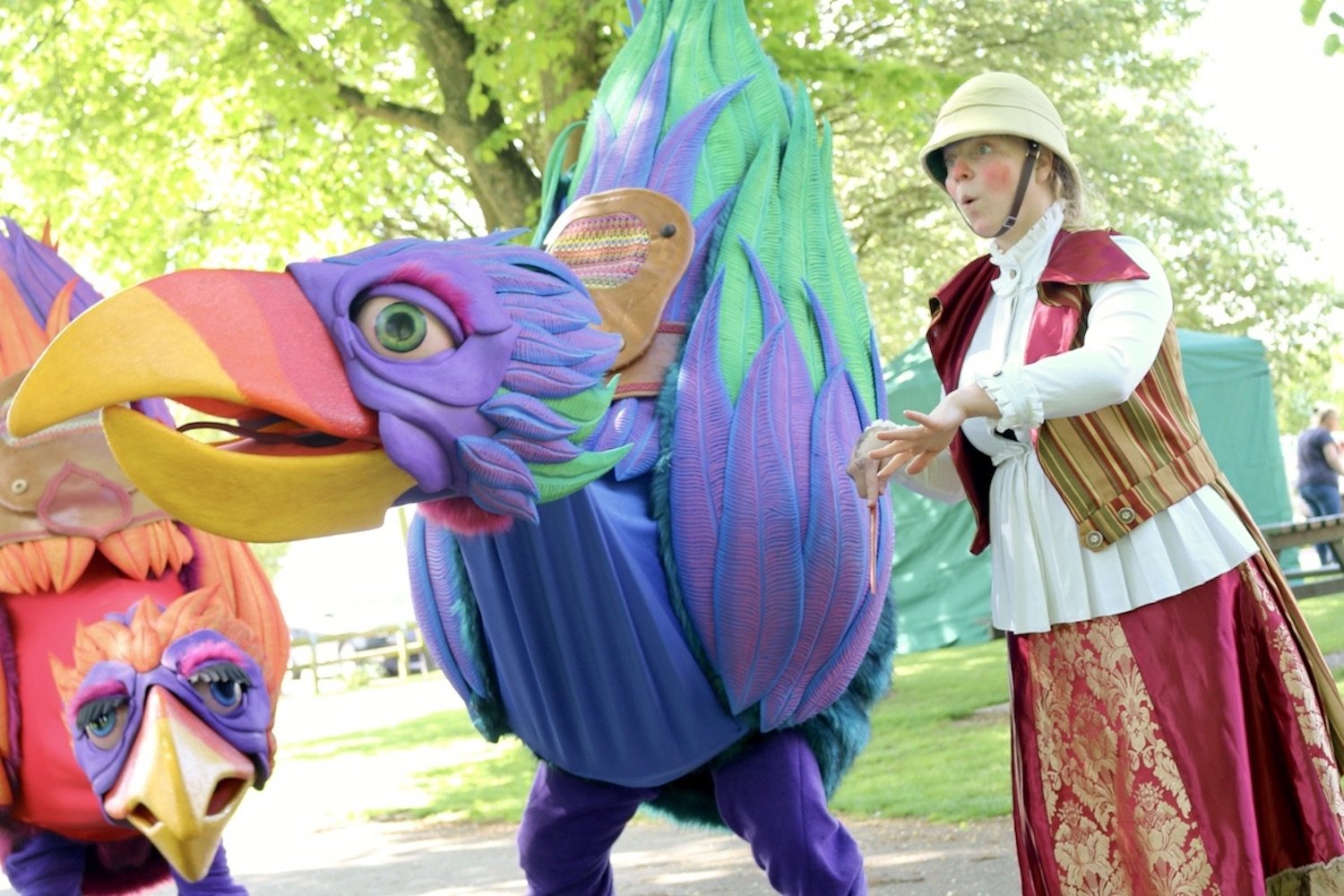 Giant Puppet Birds Easter Entertainment 