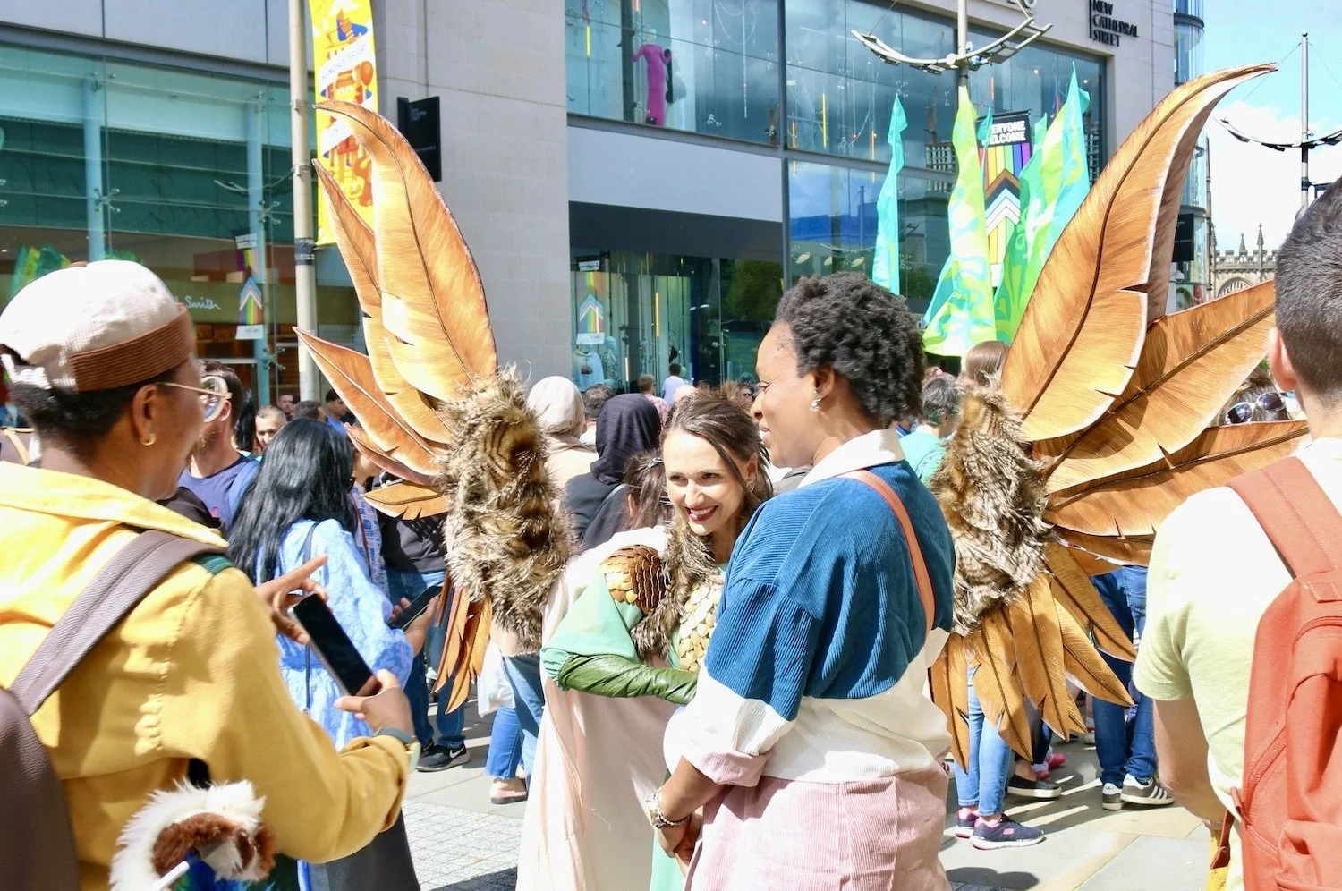 Winged Fairy Queen Procession Show Festival