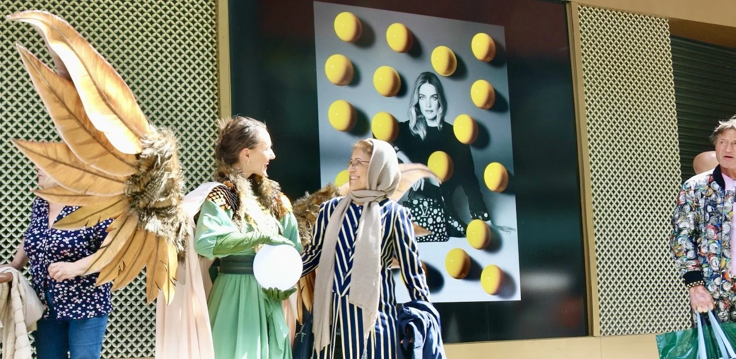 Winged Queen Street Performance Spring Magic