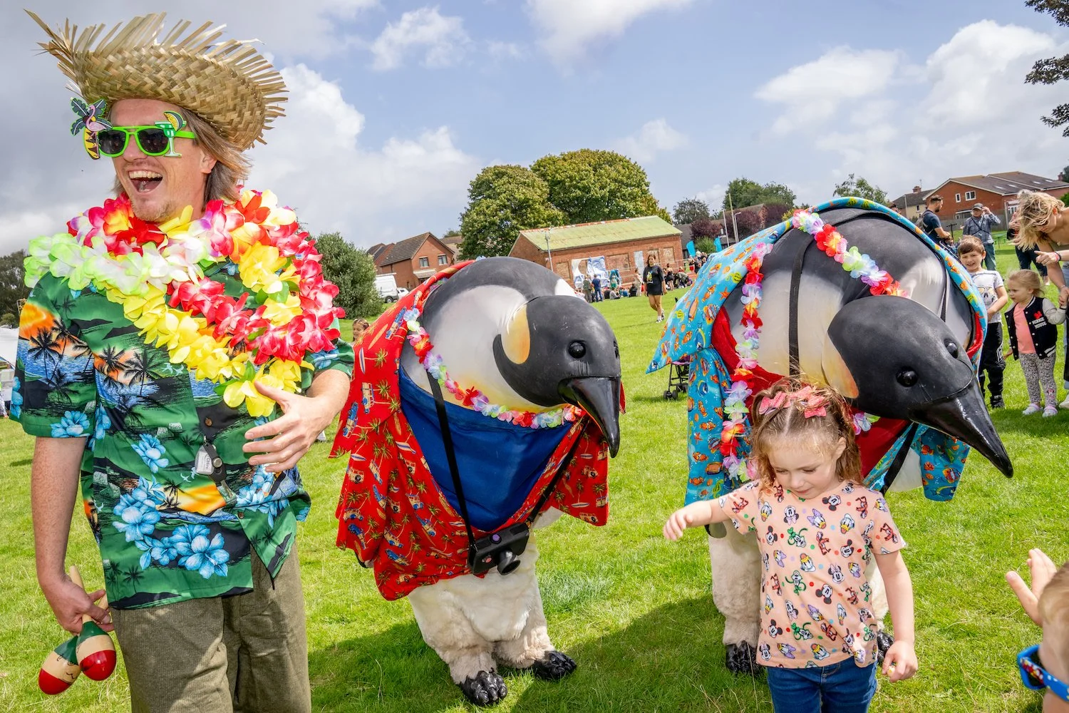 Hawaiian Penguin Character Costumes Walkabout