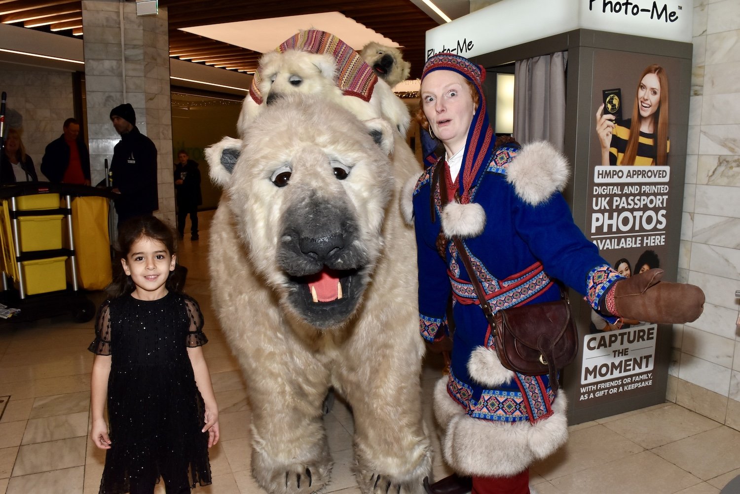 Polar Bear Costume Creature Characters Meet & Greet Performance