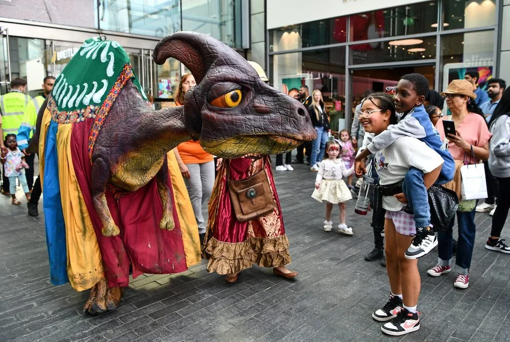 Dinosaur Puppetry Outdoor Arts Performance