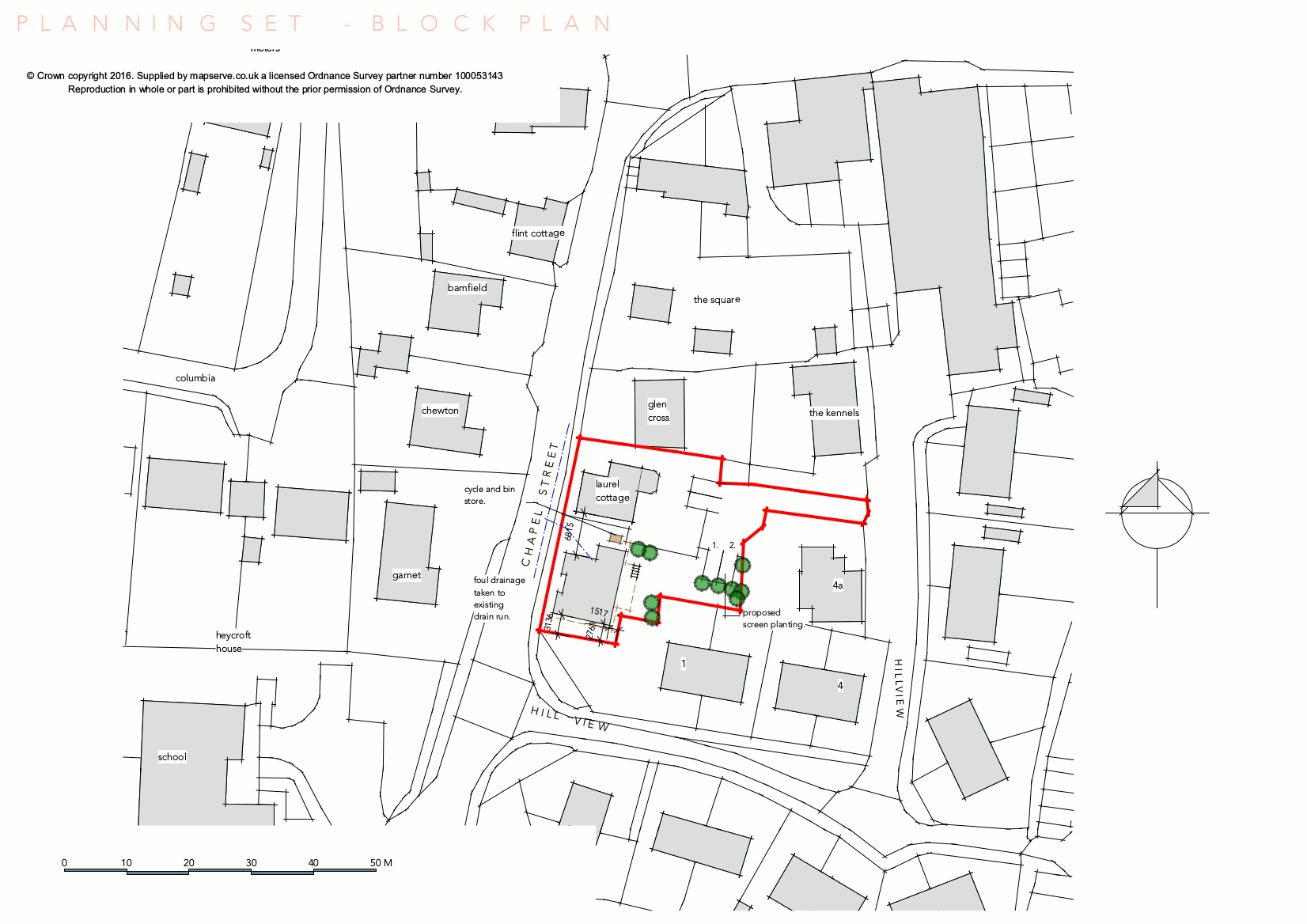 LAUREL COTTAGE block plan.gif