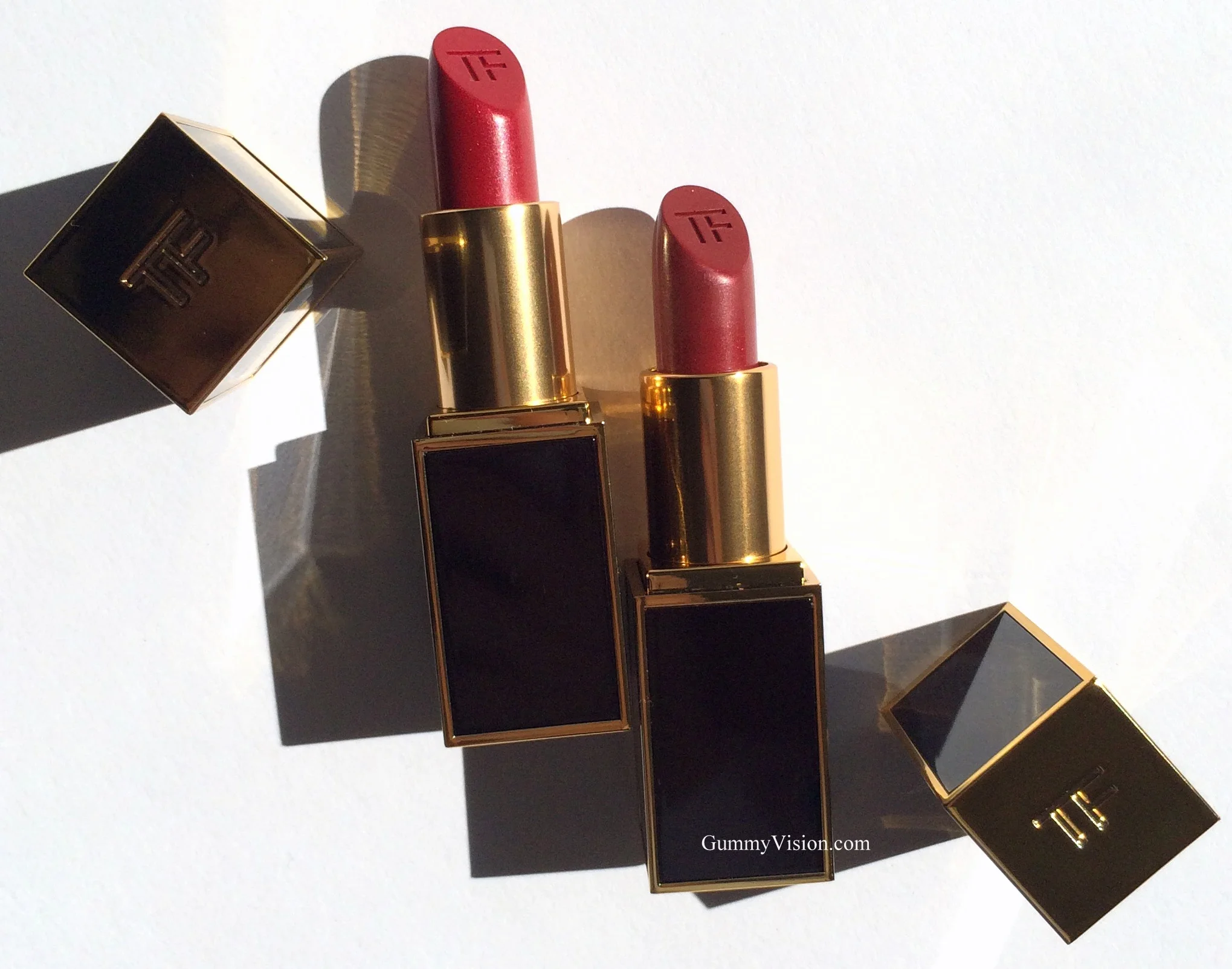 Tom Ford Lip Color in Slander (L) & Reckless (R)