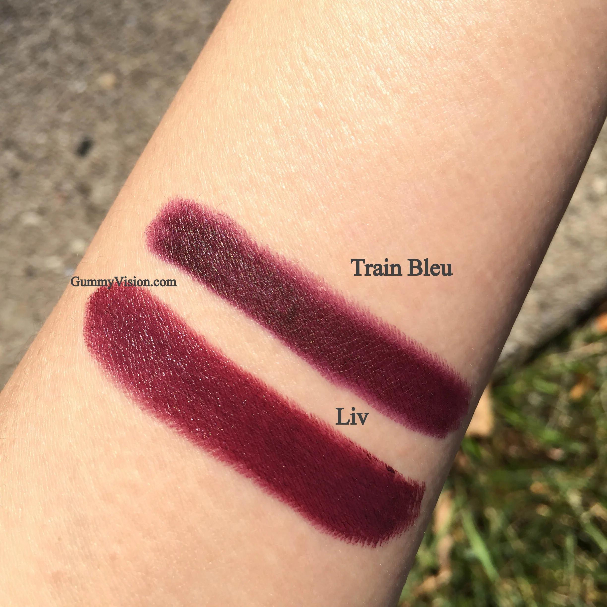 NARS Audacious Lipstick in Liv and NARS Velvet Matte Lip Pencil in Train Bleu