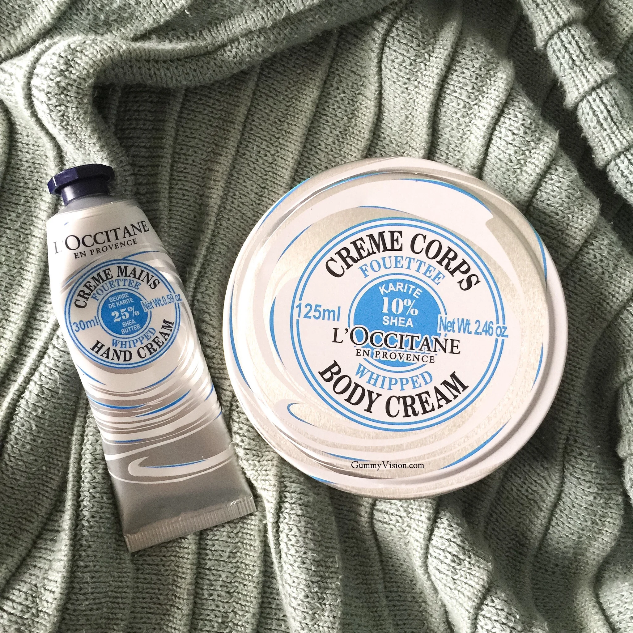 L'Occitane Whipped Hand Cream & Whipped Body Cream - www.gummyvision.com