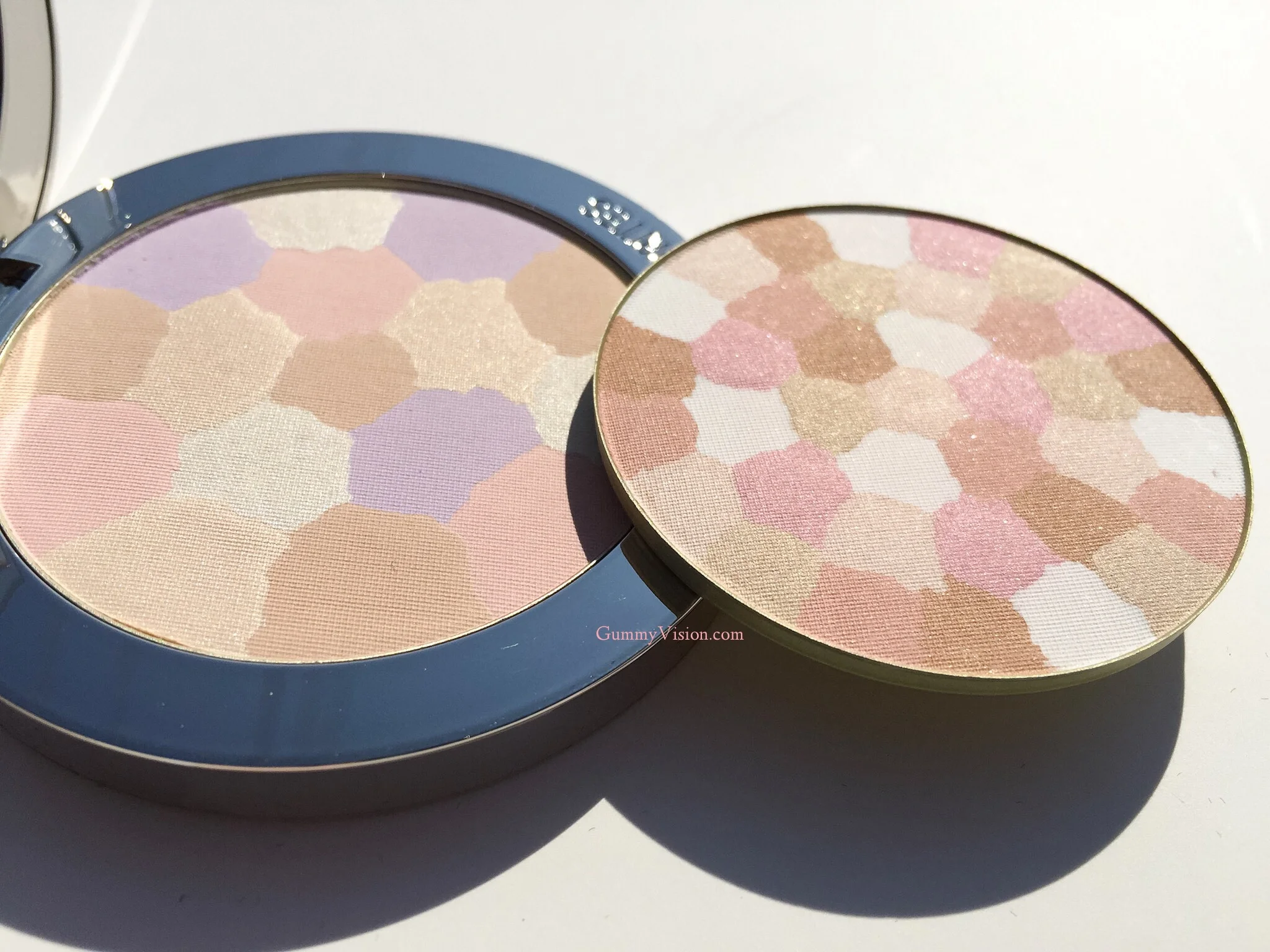 Guerlain Meteorites Compact in 03 Medium (left) & Guerlain Wulong (right) - gummyvision.com