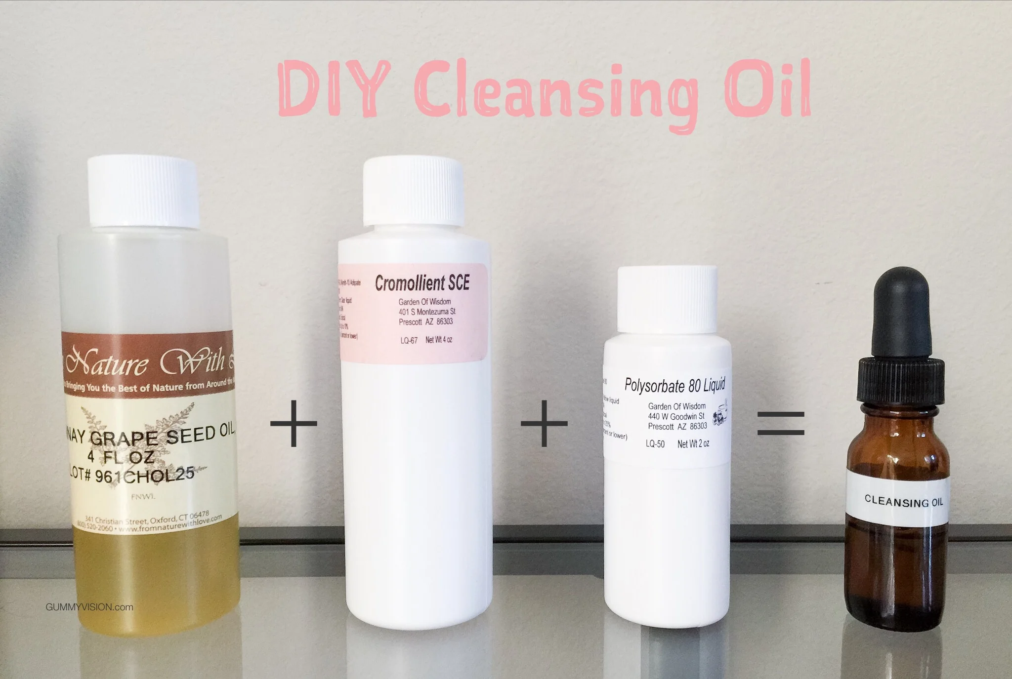 DIY Cleansing Oil - gummyvision.com