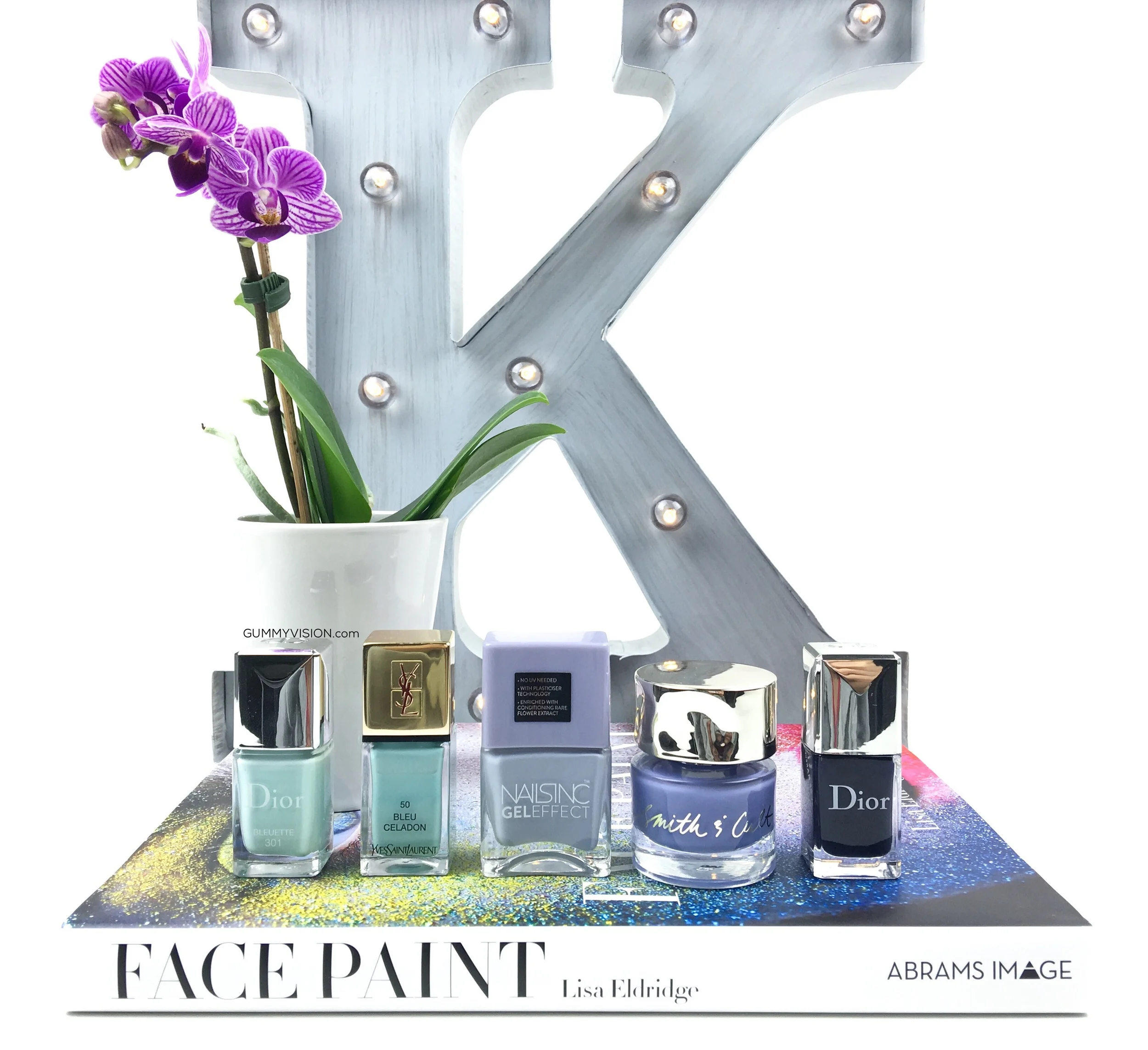 Nails in Shades of Blue 