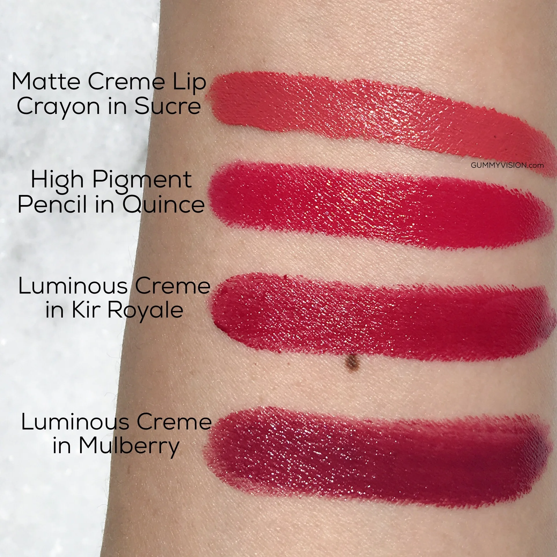 Bite Beauty Swatches 