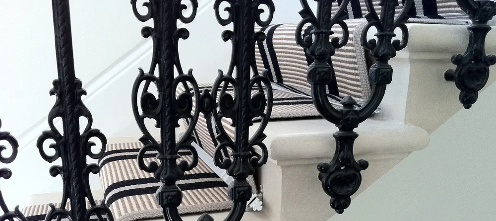 Stairrods UK Royale Range triangular brass stair rods 10 colours