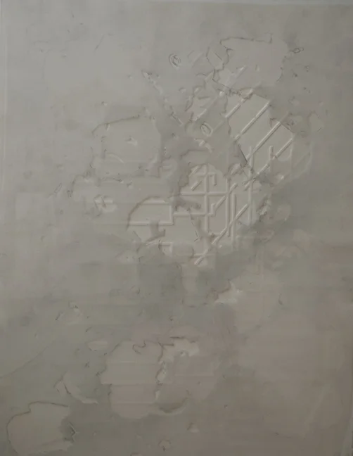 0.0125 Plexi paper mylar and graphite 24" x 12" 2008