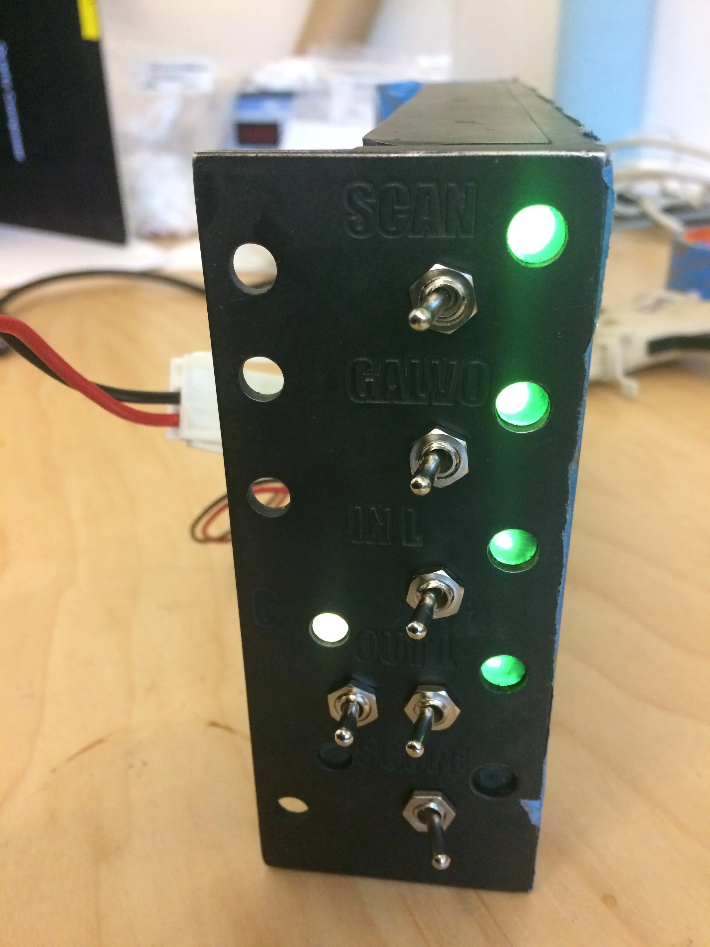 ON/OFF for each component - latch of Enclosure