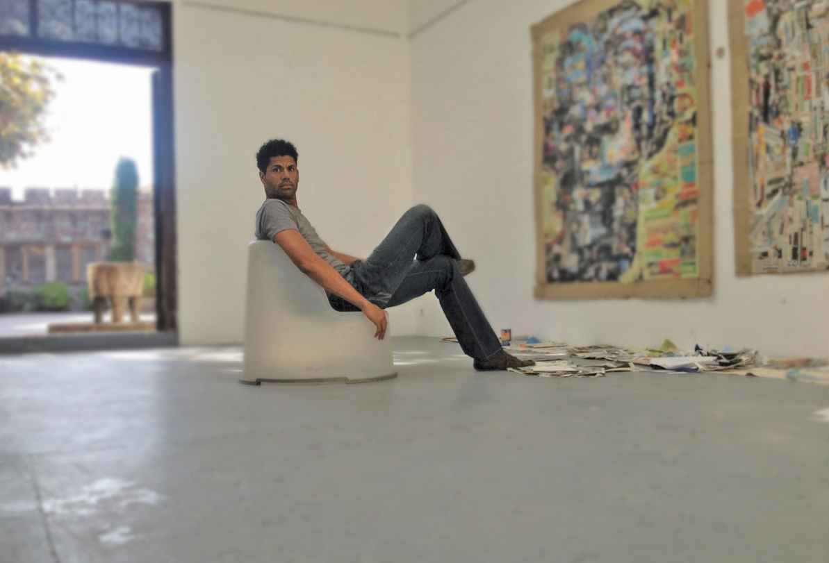 In studio, Château de la Napoule, France. Photo Credit: The La Napoule Art Foundation