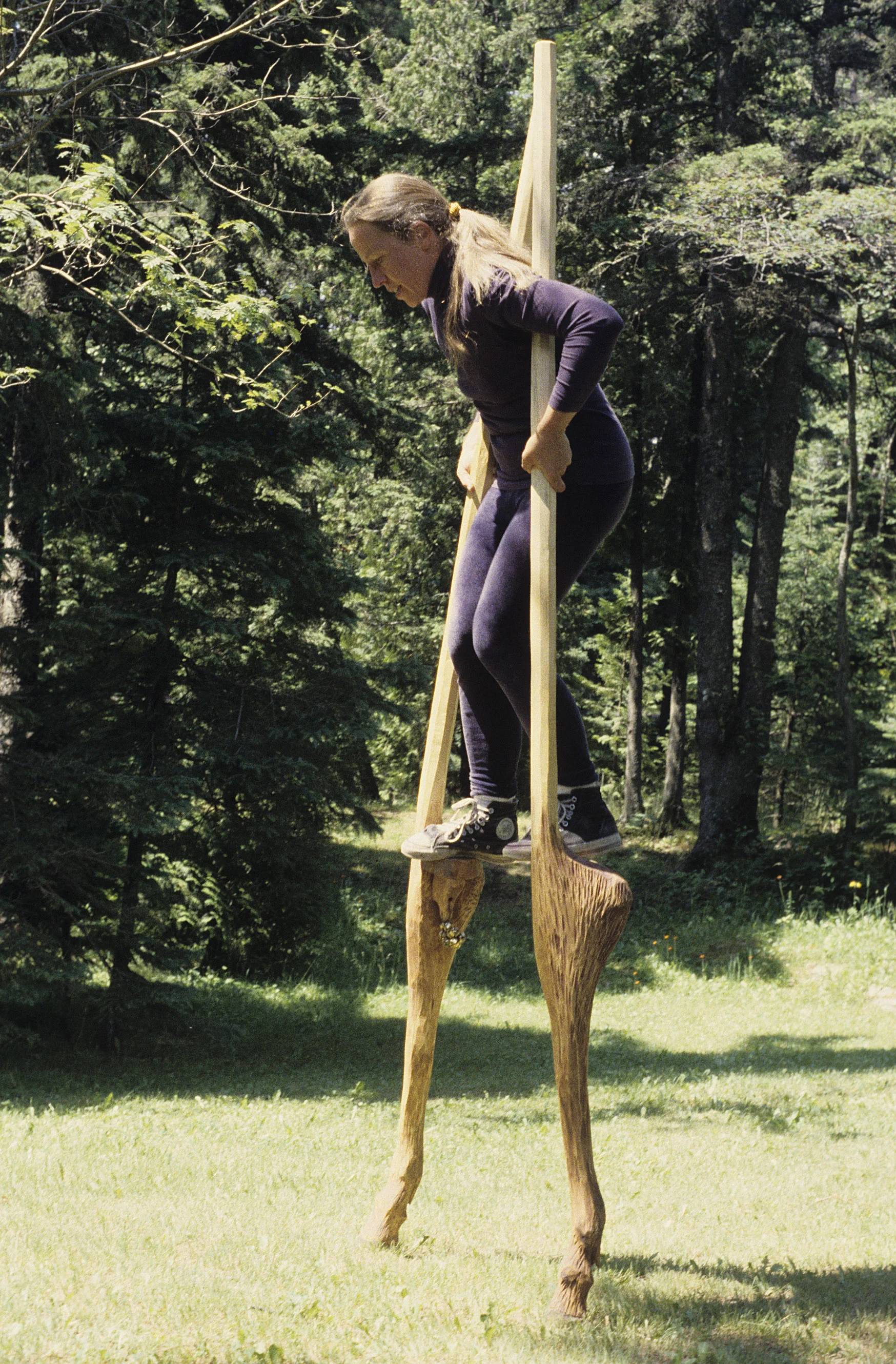 Deer Stilts in action.