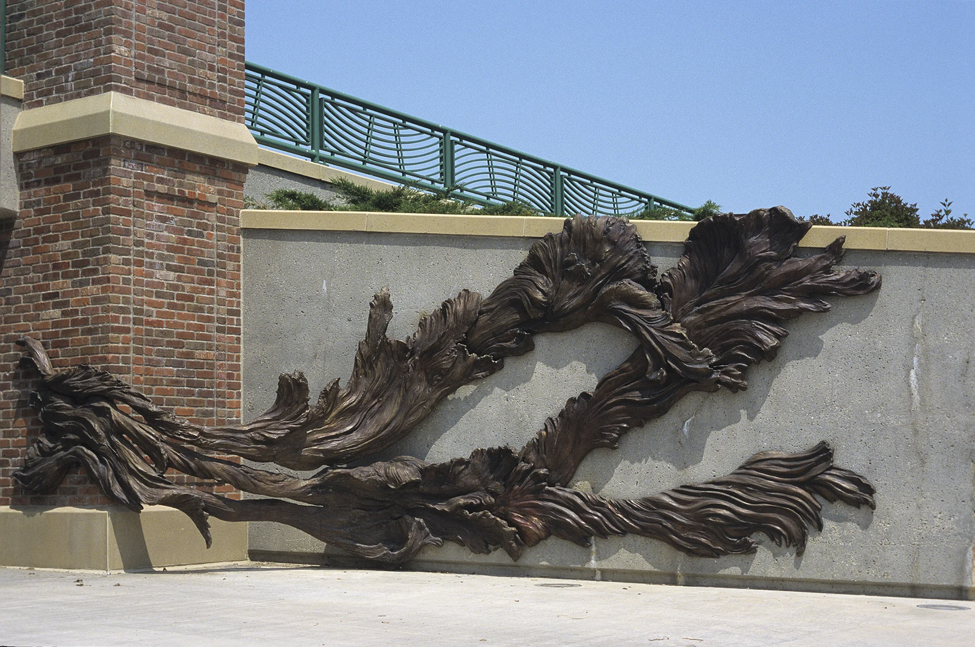 Floodwaters , bronze section, south wall, 26' x 12' x 3' 