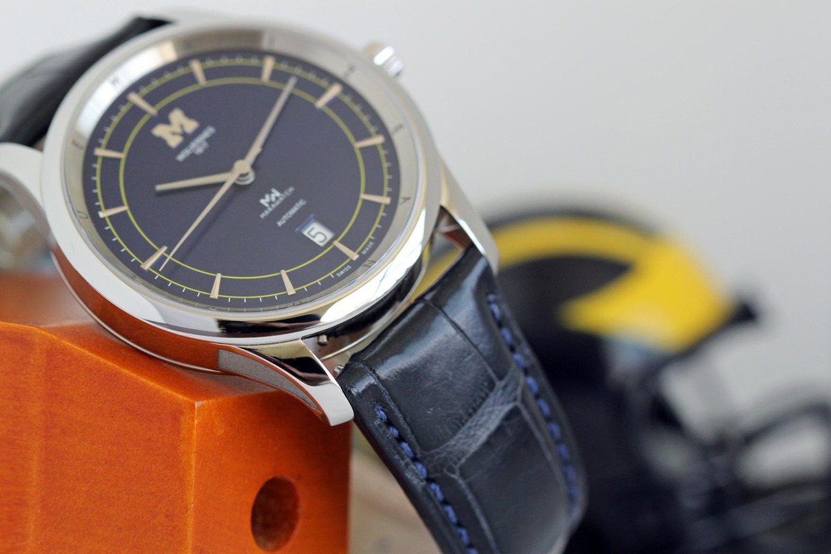 Navy Matte (alligator leather)