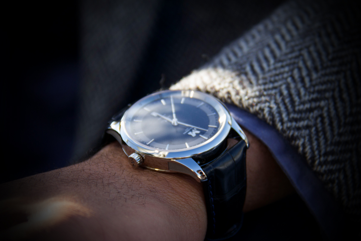 Risk Taker + Black Alligator Leather Strap