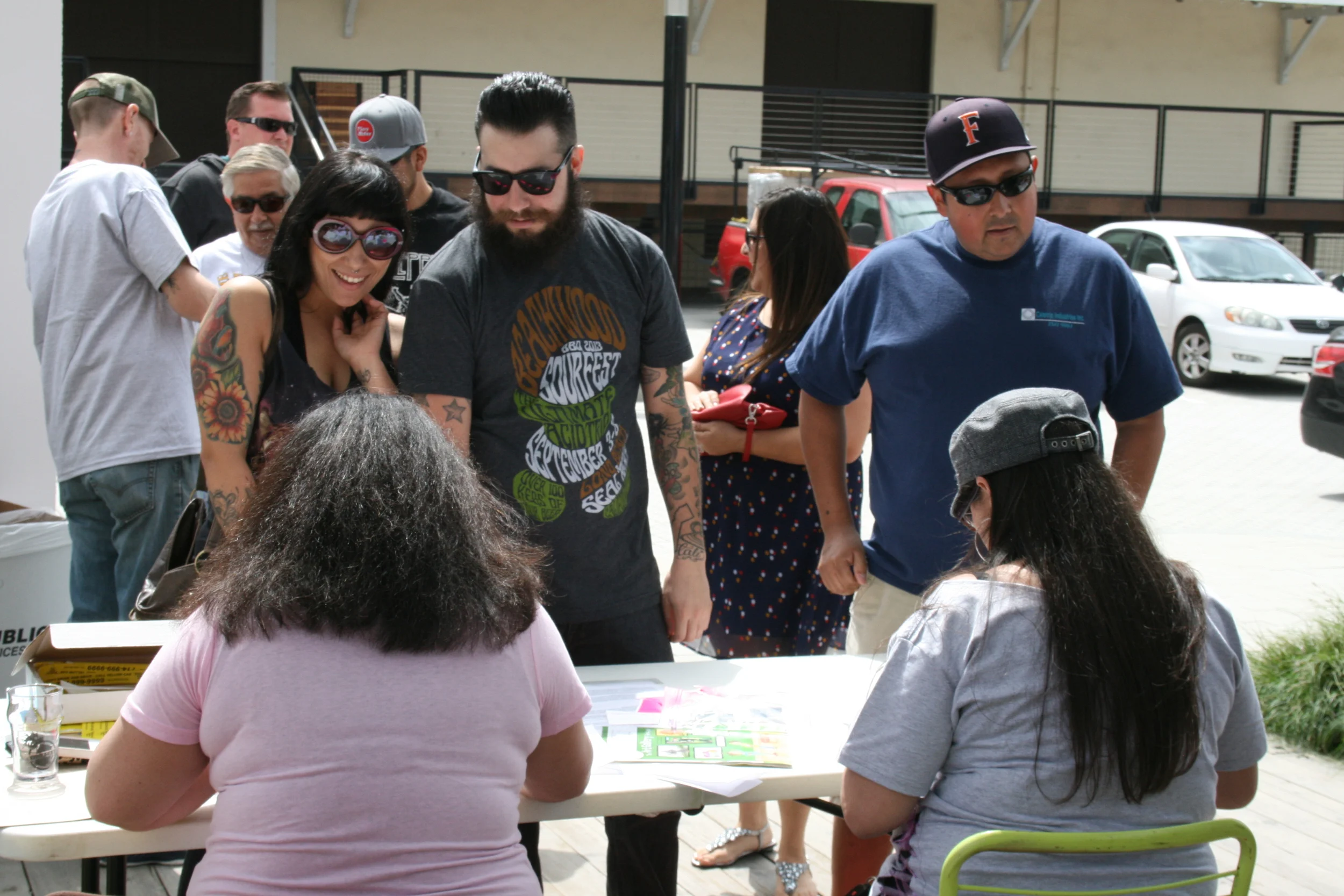 For a first time fest the line flowed well and everyone seemed happy.