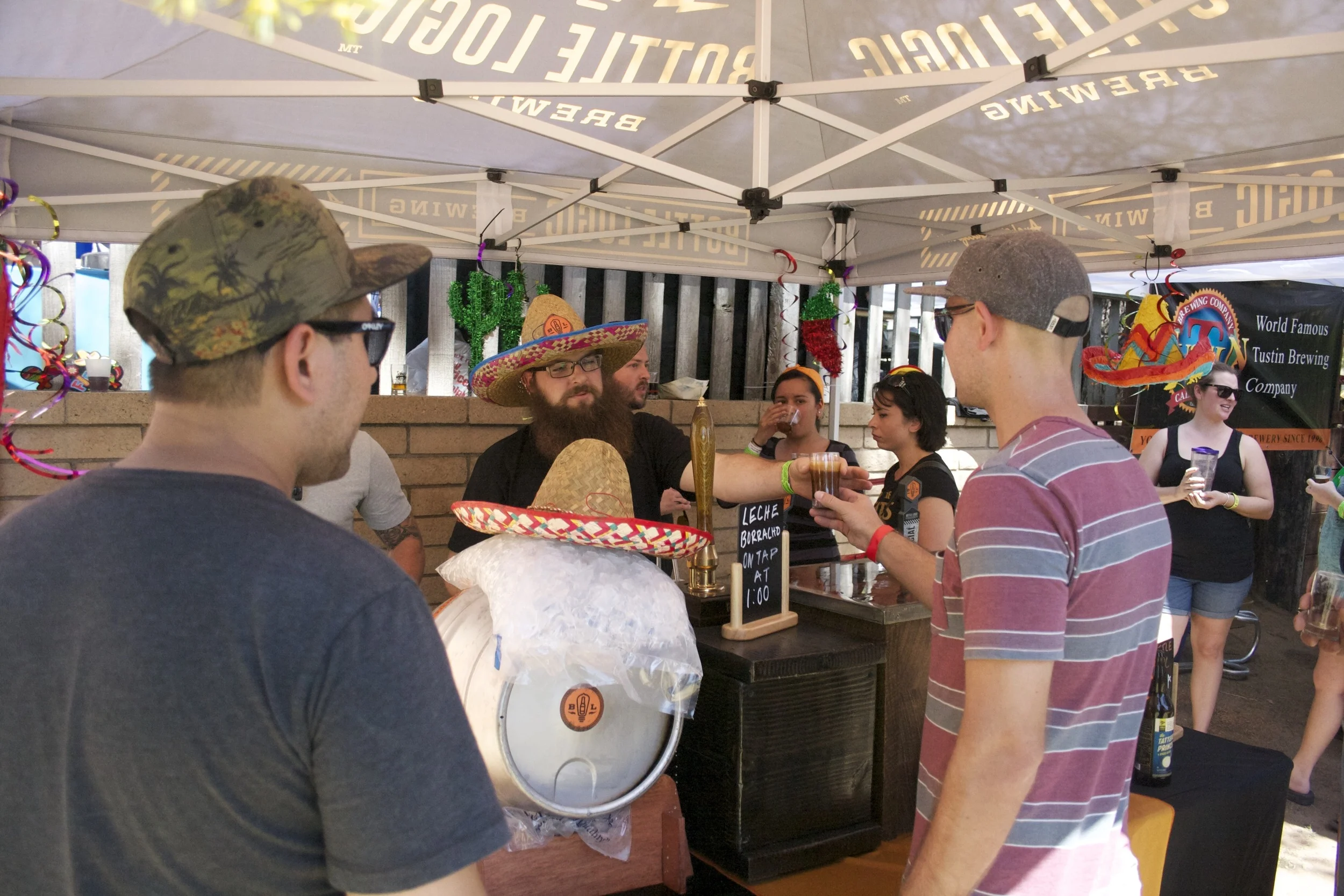Lots of beer (Bottle Logic hand pulled firkin) 