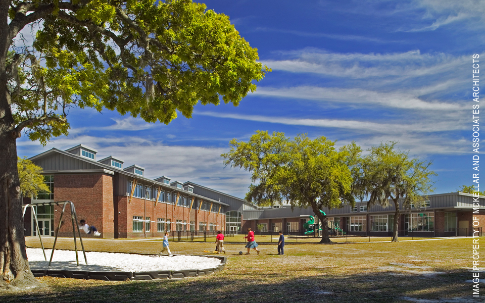 ​North Charleston Elementary SchoolCharleston County School DistrictAfter thorough structural and architectural feasibility studies, it was determined that the existing school building would be replaced. &nbsp;A portion of the new building takes the…