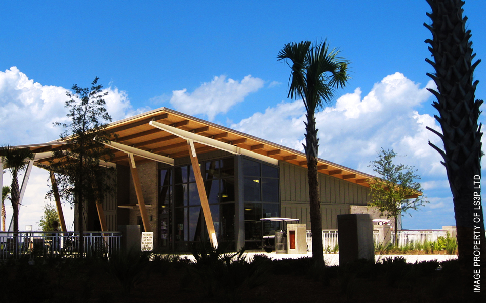 ​Waterfront ParkTown of Mt. PleasantThe new fishing pier structures are part of a larger park project for the Town of Mount Pleasant , South Carolina. &nbsp;A snack/tackle shop, pavilion and shade structures were design to look at home in the shadow…