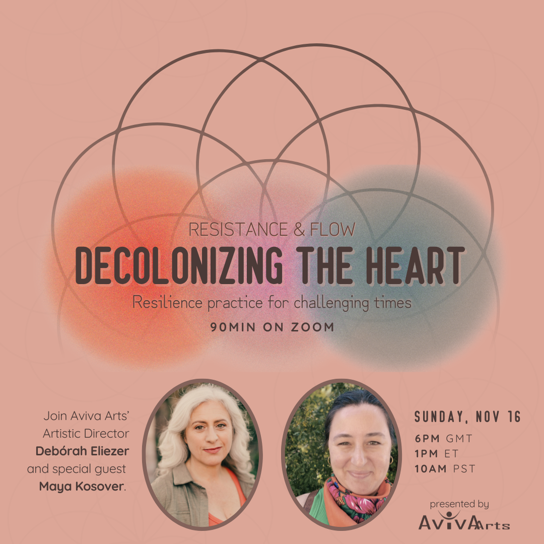 Co-facilitated with Deborah Eliezer, hosted by Aviva Arts
