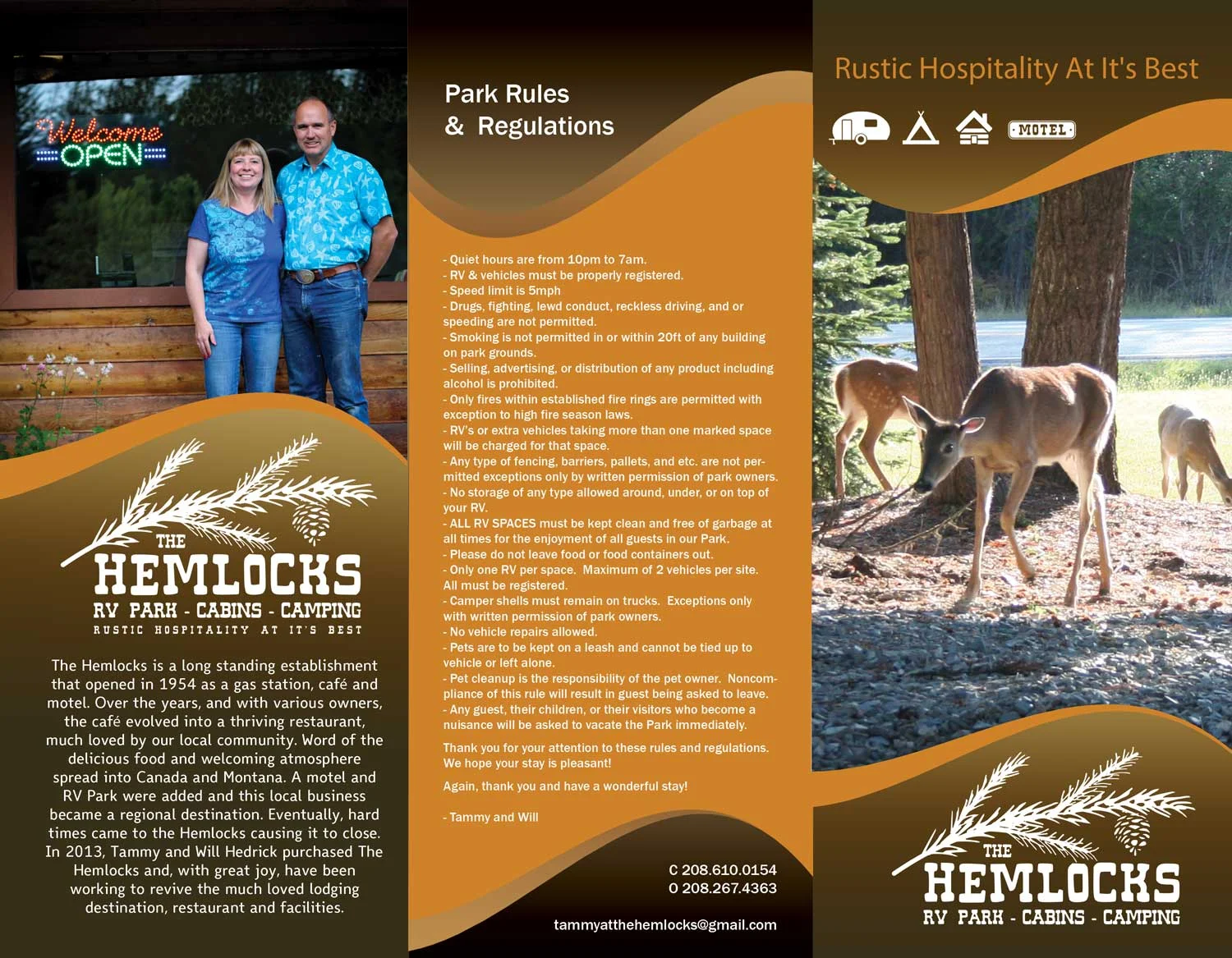 8.5" x 11" Trifold Brochure - Outside
