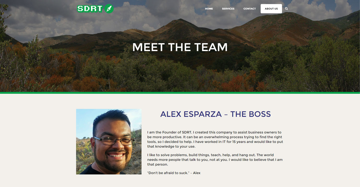 Bio Page